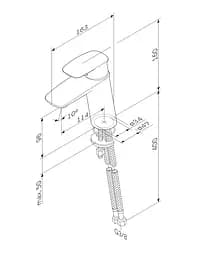 Змішувач для раковини AM.PM Spirit 2.1 (F71A02100) - мініатюра 9