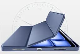 Чохол-книжка DK для Apple iPad Air 13" M2 2024 екошкіра/силікон Smart Case cлот стилус (017899) lavender - мініатюра 3