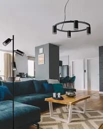 Люстра Goldlux 326195 Paris GU10 4x12W IP20 Чорна - мініатюра 3