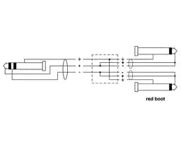 Комутаційний кабель mini Jack 3,5 stereo — 2x Jack mono 6.3 5 м Cordial EY 5 WPP - мініатюра 5