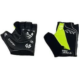 Велорукавиці Good Bike D-Grip короткий палець розмір L салатові (94506Green-IS) - мініатюра 3
