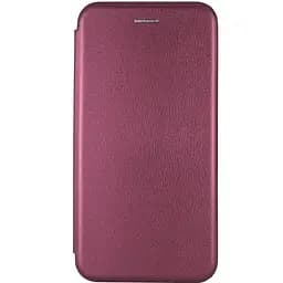 Шкіряний чохол-книжка Classy для Samsung Galaxy M35 5G Бордовий