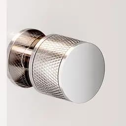 Душове огородження Deep 1/4 Round AM.PM Gem 90×90 см, без піддону, чорний профіль W90UG-401A9090-BT - мініатюра 5