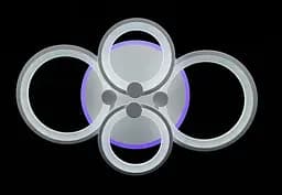 Люстра стельова LED Splendid Ray LK237/2+2, 160W, білий, з пультом, сучасний стиль - мініатюра 6