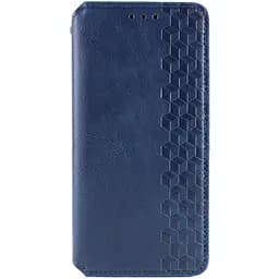 Шкіряний чохол-книжка GETMAN Cubic (PU) для Samsung Galaxy M35 5G Синій