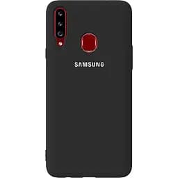 Чохол-накладка Toto Silicone Full Protection Case Samsung Galaxy A20s Black