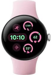 Смарт-годинник Smart Watch Google Pixel Watch 3 LTE 41mm Polished Silver/Rose Quartz Band JP - мініатюра 2