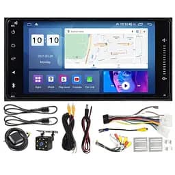 Штатна автомагнітола XPRO Toyota Corolla 2019 (10") Android 10.1 (4/32) чорний (MER-14142_5616) - мініатюра 4