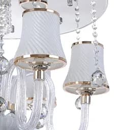 Люстра Brille стельова з підсвічуванням LED E14 40W WH (BCL-496S/6) - мініатюра 3