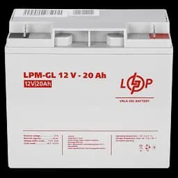 Аккумулятор гелевий LPM-GL 12V - 20 Ah - мініатюра 3