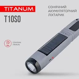 Портативний ліхтарик із сонячною батареєю Titanum TLF-T10SO (TLF-T10SO) - мініатюра 4
