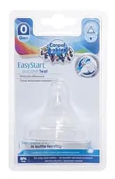 Соска силіконова Canpol babies EasyStart, повільний потік, 0 +, 1 шт. (21/719) - мініатюра 1