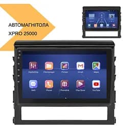 Автомагнітола XPRO Toyota Land Cruiser 200 2016 9 Android 10.1 4/32 чорний (MER-14137_5649) - мініатюра 2