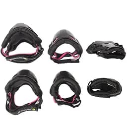 Набір захисту Rollerblade Skate Gear Women для жінок L Чорний-Рожевий - мініатюра 2