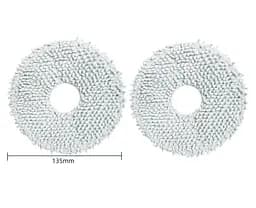 Мікрофіброві накладки (ганчірки) для робот-пилососа Roborock QR 798 White ( QVRRS52-00 / QVRRS02-00 ) 2 шт. - мініатюра 6