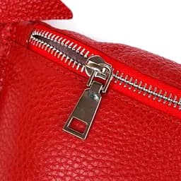 Жіноча шкіряна сумка на пояс Shvigel 16372 червоний - мініатюра 5