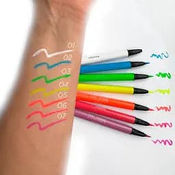 Неоновий маркер Parisa Neon Eyeliner NP-107 відтінок 07 (Пурпурний) 0.6 мл - мініатюра 6