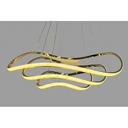 Люстра світлодіодна підвісна Linisoln 1052-80x60x40 метал, акрил, LED-стрічка, 80x60x40 см, 2 лампи - мініатюра 3