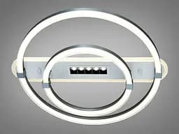 Сучасна LED-люстра кільця Diasha 5141/500+300GR 88W, 4840 lm, 56x50 см - мініатюра 3