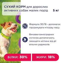 Сухий корм для дорослих активних собак малих порід Club 4 Paws Premium Active 5 кг - мініатюра 4
