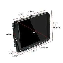 Штатна магнітола XPRO Volkswagen 9 UNIVERSAL Android 12 4+32GB - з картплеєм та кольоровими кнопками (42425-K9021-32GB_6083) - мініатюра 8