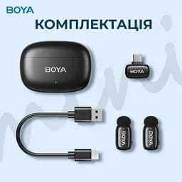 Мікрофон Boya mini-14 Type-C Black (mini-14) - мініатюра 15