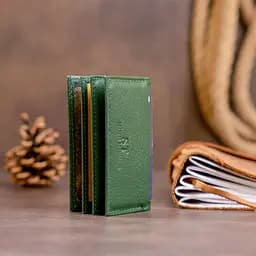Візитниця-книга ST Leather 19215 зелена - мініатюра 10