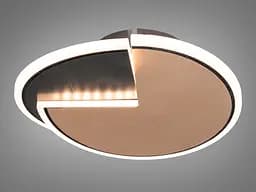 Світильник стельовий LED Diasha 4435-240, 28W, діаметр 24 см, білий акрил, для коридору, спальні, кухні, офісу - мініатюра 3