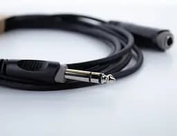 Балансний аудіокабель подовжувач Jack 6,3 stereo Male — Jack 6,3 stereo Female Cordial EM 5 VK 5 м - мініатюра 3