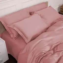 Комплект постільної білизни MirSon Tencel №02 Pink 2х143х210 см (2200009368608) - мініатюра 5