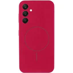 Чехол Silicone Cover Lakshmi Full Camera (AA) with MagFit для Samsung Galaxy S26+ Красный / Rose Red