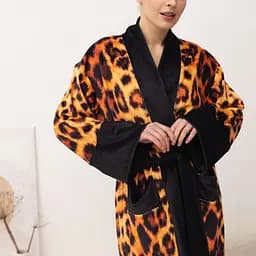 Кімоно жіноче з плюшевого велюру Kimono Сonfidence 18399 2XL - мініатюра 3