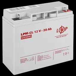 Аккумулятор гелевий LPM-GL 12V - 20 Ah - мініатюра 2