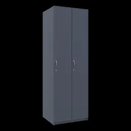 Роздягальня Doros 2-х секційна Графіт 2 ДСП 60х52х180 (40512886) - мініатюра 5