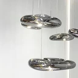 Стельова люстра Water Drops Line.F S 17G-600 GR - мініатюра 3