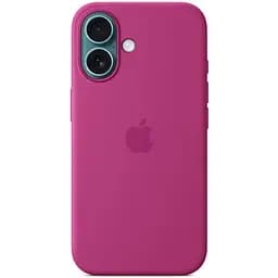 Силіконовий чохол CasePro Silicone Case with MagSafe Fuchsia для iPhone 16 - мініатюра 2