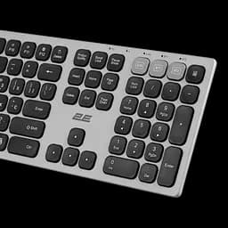 Клавіатура бездротова 2E KS270 EN/UKR Grey/Black (2E-KS270WBGR_UA) - мініатюра 2