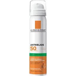 Набір: Сонцезахисний спрей для обличчя La Roche-Posay Anthelios XL SPF 50+ 75 мл + Ліпідовідновлювальний очищувальний засіб La Roche-Posay 100 мл + Косметичка Anthelios - мініатюра 2