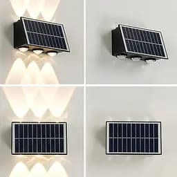 Світильник Sun Lamp вуличний садово-парковий фасадний світлодіодний на сонячній батареї 5LED - мініатюра 5
