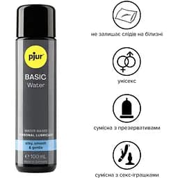 Змазка на водній основі Pjur Basic waterbased 100 мл - мініатюра 2