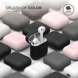 Чохол Elago Silicone Dark Grey для AirPods темно-сірий (EAPSC-DGY) - мініатюра 5