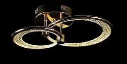 Люстра стельова LED Splendid Ray LT98120/1+1, 2 лампи, золото, білий, сучасний стиль для дому - мініатюра 4
