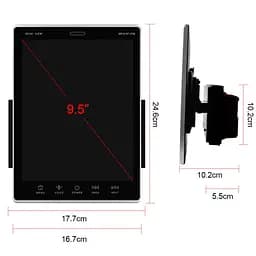 Автомагнітола 2 DIN CML PLAY PI-908 XPRO вертикальний екран 9.5 ANDROID 2/16Gb USB AUX BT чорна (42115-PI-908_4780) - мініатюра 4
