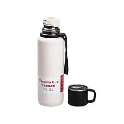 Термос High Bottle 1 л із заварником та фліп кришкою, білий Yiwu HP-14-28W - мініатюра 7