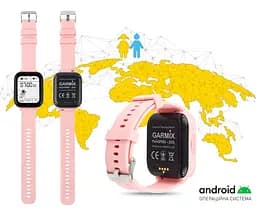 Дитячий смарт-годинник Garmix PointPRO-300 4G/GPS/WiFi Pink - мініатюра 3