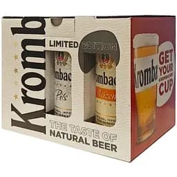 Подарунковий набір пива Krombacher Limited Edition 0.5 л х 5 шт. + келих - мініатюра 2