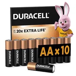 Батарейка Duracell AA лужні 10 шт. в упаковці (5002508/5006461) - мініатюра 2