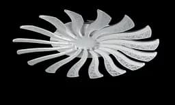 Люстра стельова LED Splendid Ray LK39265/16 BIG, 160W, білий, сучасний стиль, з пультом, 80 см - мініатюра 5