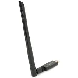Бездротовий мережевий адаптер Wi-Fi-USB3.0 Merlion LV-UAC13, RTL8812BU, з антеною 20см, 802.11bgn, 1200MB, 2.4 GHz, Blister Q20 - мініатюра 4