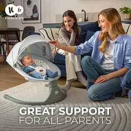 Крісло-гойдалка Kinderkraft Lumi 2 Light Grey (KBLUMI02LGR0000) - мініатюра 15